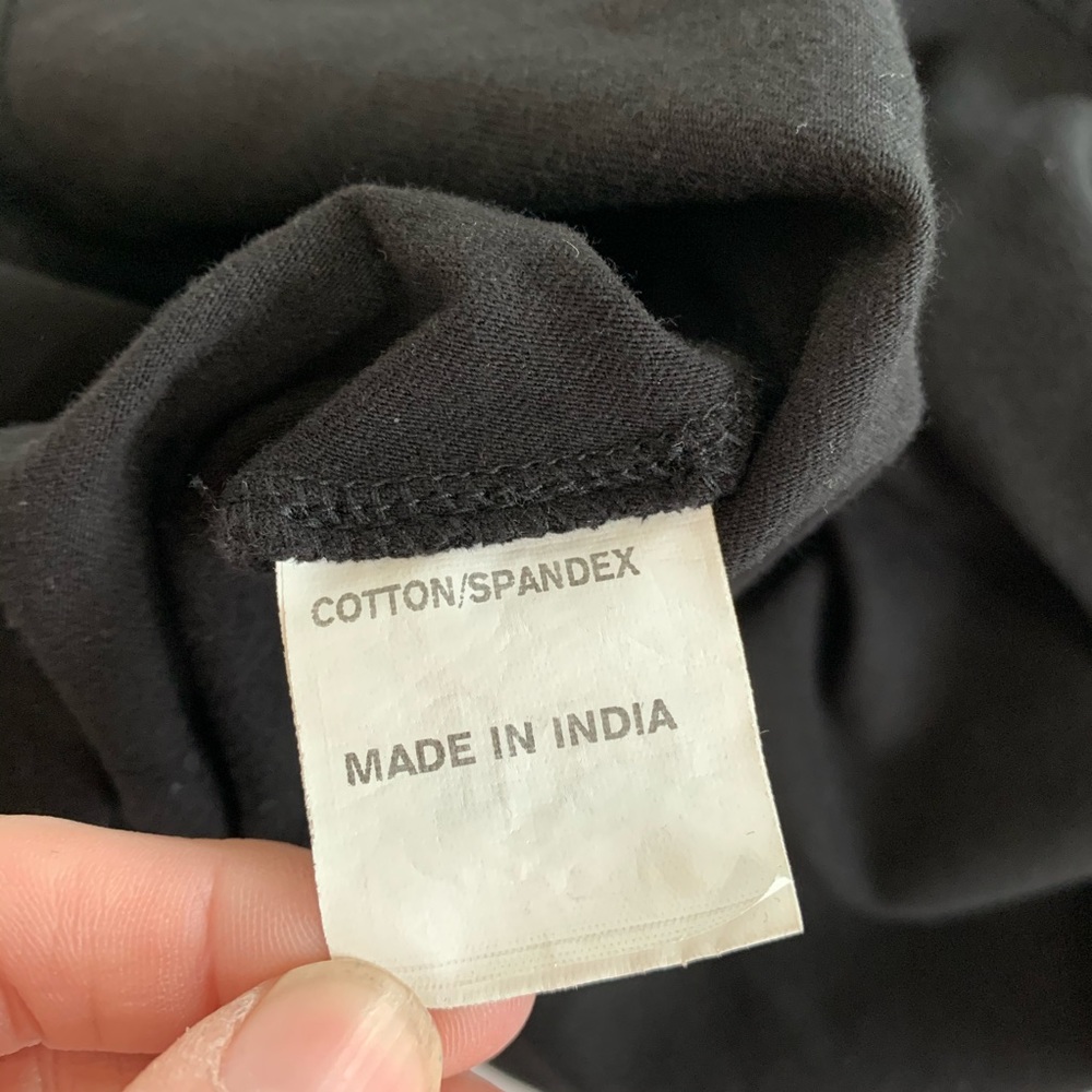 EShakti Black Fit & Flare Cotton Dress - Picture 7 of 8